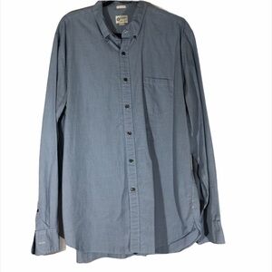 J Crew 2-ply Cotton button down shirt size XL